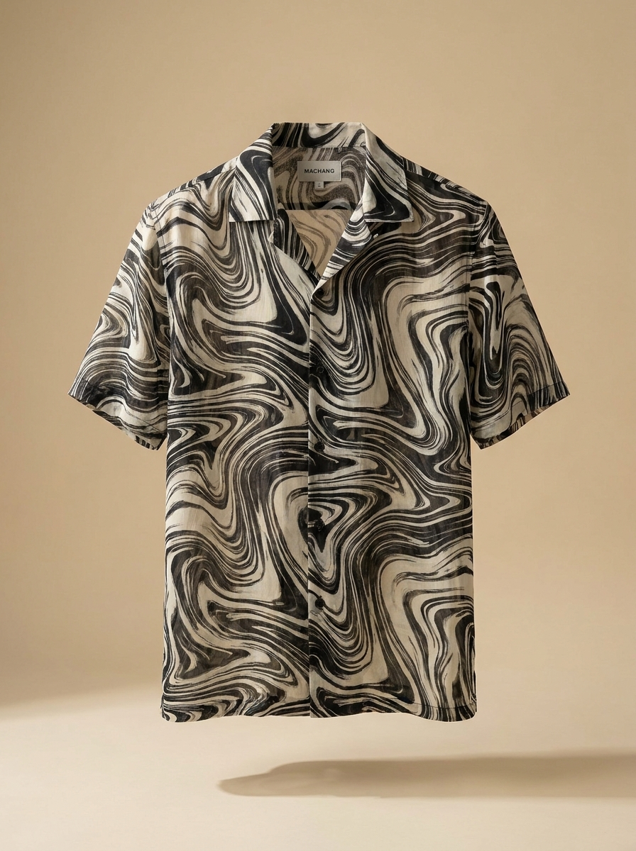 Noir Sheer Overshirt