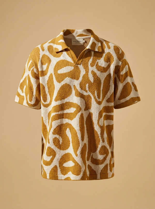 Gold Rush Knit Polo