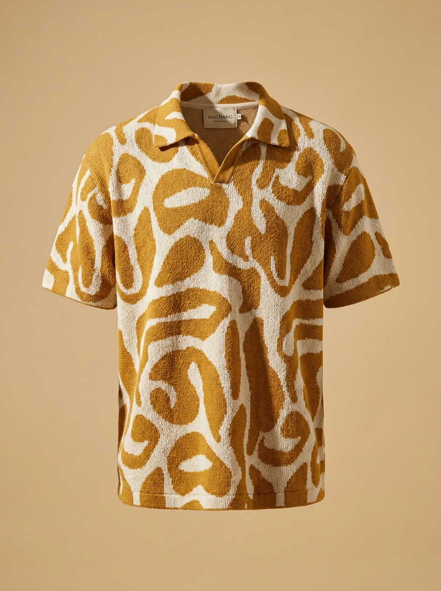Gold Rush Knit Polo